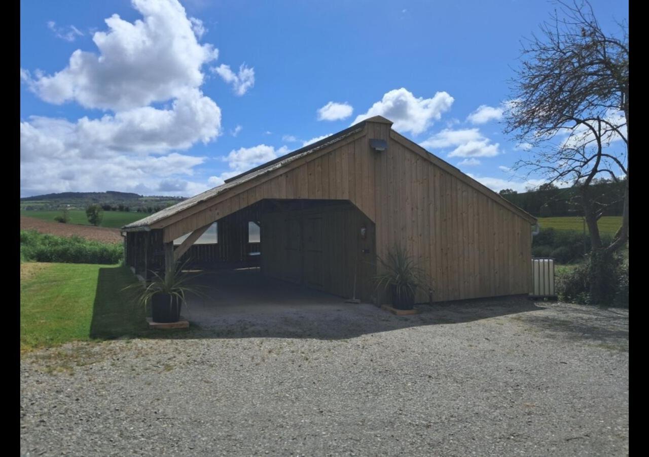 Chalets De Pont Cob Avec Spa Gouezec ภายนอก รูปภาพ