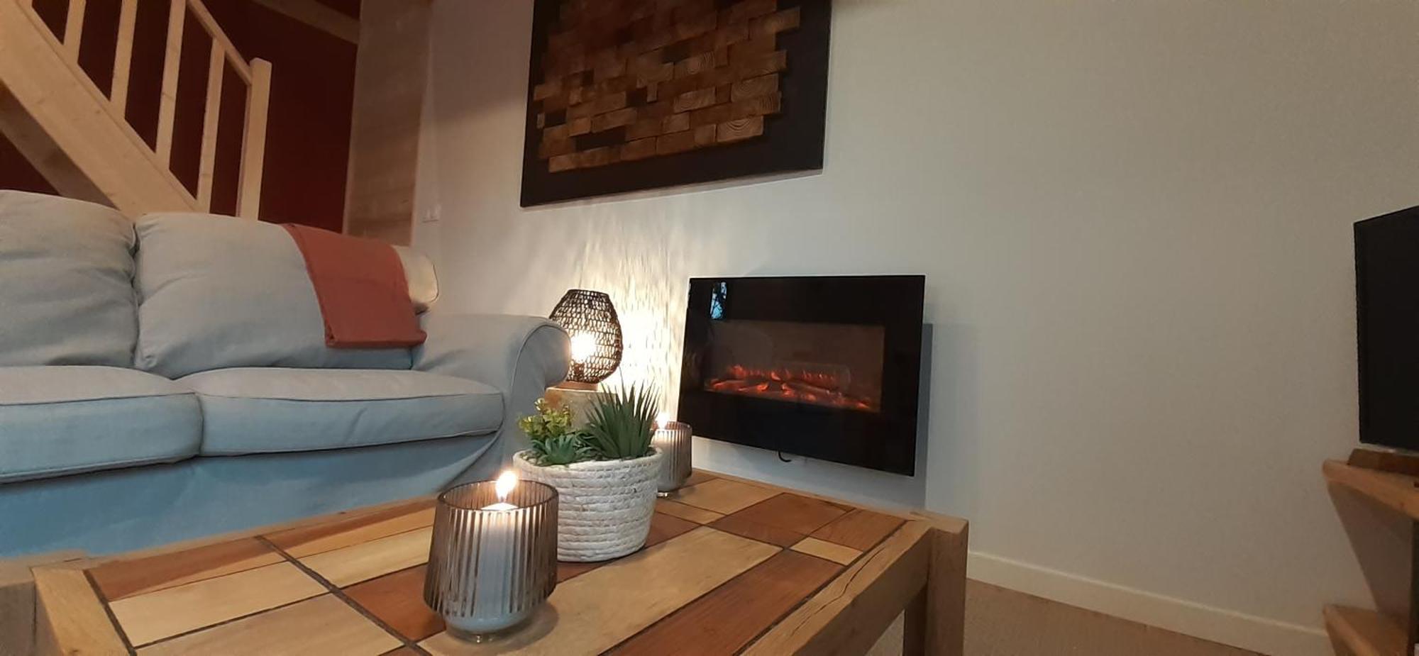 Chalets De Pont Cob Avec Spa Gouezec ภายนอก รูปภาพ